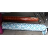 ROLL OF TUFFREEL PLASTIC SLEEVE, 3'6" (106.5cm) HIGH, PLUS 1m X 50m SAFETY FENCING BARRIER (2)