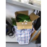 ASSORTED ARTIFICIAL FOLIAGE, INCLUDING; LILY PADS AND POND LILY BLOSSOMS, IVY, AND MORE (QUANTITY)