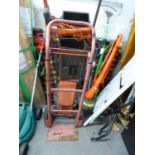 FLYMO ELECTRIC HOVER MOWER AND A SACK TRUCK (2)