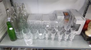 BOXED IKEA TUMBLERS AND HIGH BALL GLASSES PLUS OTHER ITEMS