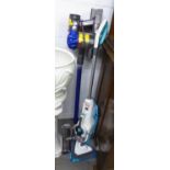 DYSON ‘MOTORHEAD’ CORDLESS VACUUM CLEANER AND DOCK AND A VAX STEAM MOP (2)