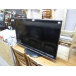 PANASONIC FLAT SCREEN TELEVISION, 36”, A PANASONIC DVD PLAYER AND VIDEO RECORDER, WITH REMOTE