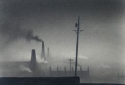 TREVOR GRIMSHAW (1947-2001) PENCIL DRAWING ‘An Open Space’ Signed, titled and signed to label
