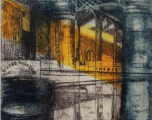 FRANCES SEBA SMITH (CONTEMPORARY) ARTIST PROOF SIGNED LIMITED EDITION ETCHING WITH AQUATINT ‘Water