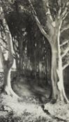 NEIL WOODALL (CONTEMPORARY) ARTIST SIGNED LIMITED EDITION ETCHING WITH MONOCHROME AQUATINT ‘Above