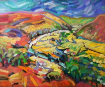 IVAN RADOS (CONTEMPORARY) IMPASTO OIL ON CANVAS ‘Rudland Rigg’ Signed and dated (19) 95, titled
