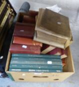 COLLECTION OF VINTAGE AND ANTIQUE BOOKS INCLUDING; DICKENS, ENCYCLOPEDIA AND MORE