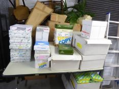 A LARGE QUANTITY OF PRINTING PAPER