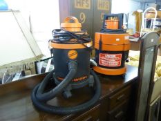 MERCEDES WET/DRY TROLLEY VACUUM CLEANER AND ONE OTHER VACUUM CLEANER (2)