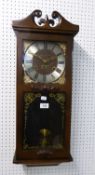 PRESIDENT’ MAHOGANY WALL CLOCK IN VIENNA STYLE WITH 31 DAYS SPRING DRIVEN MOVEMENT