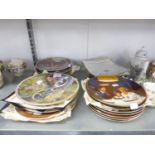A LARGE COLLECTION OF COLLECTORS PLATES, MAINLY BY 'KNOWLES', VARIOUS SERIES (APPROX 22), MOSTLY