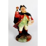 ROYAL DOULTON CHINA FIGURE, ‘TOWN CRIER’ HN2119, 8 ¾” (22.2cm) high, printed mark C/R- good