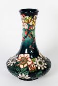 ARTIST SIGNED MODERN MOORCROFT ‘CAROUSEL’ PATTERN TUBE LINED POTTERY VASE BY RACHEL BISHOP, of