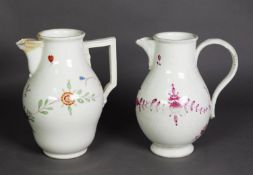 LATE EIGHTEENTH/ EARLY NINETEENTH CENTURY MEISSEN PORCELAIN JUG, of footed, ovoid form with