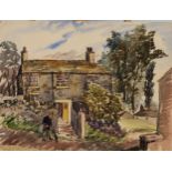 RUTH BRIGHT (20th CENTURY), IN EXCESS OF 100 UNFRAMED WATERCOLOUR DRAWINGS, MOSTLY LANDSCAPE