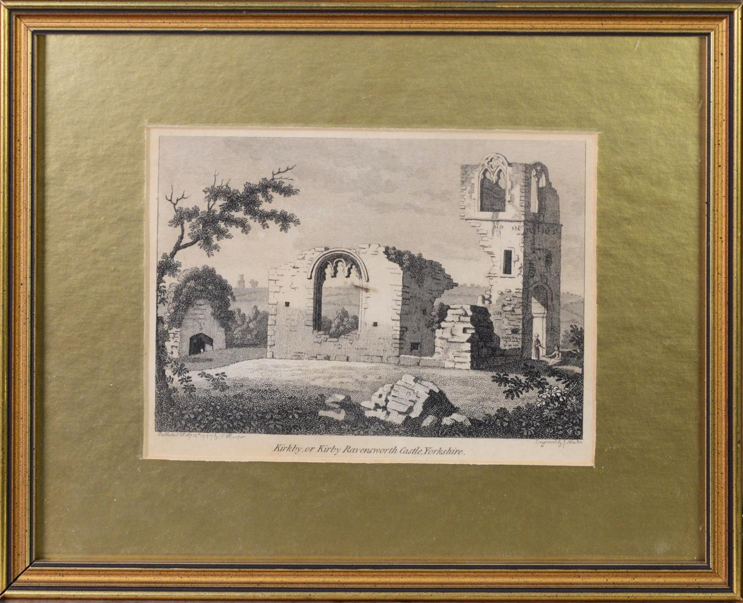 PAIR OF REPRODUCTION PRINTS FROM ENGRAVINGS Hotel de Ville, Brussels and Brussels Cathedral 11” x - Image 5 of 5