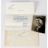 TYPED AUTOGRAPHED LETTER FROM BING CROSBY 1947, printed letterhead - Bing Crosby Hollywood - in