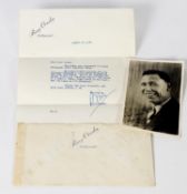 TYPED AUTOGRAPHED LETTER FROM BING CROSBY 1947, printed letterhead - Bing Crosby Hollywood - in