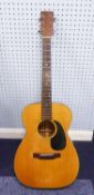 Martin & Co standard acoustic guitar 00-18, serial number 272237, dating this classic between 1970