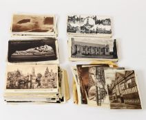 SELECTION OF CIRCA 1930s/1940s POSTCARDS to include historic houses and furnishings, well-known