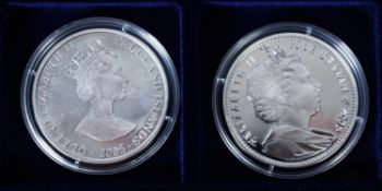 LONDON MINT 2005 SILVER PROOF NELSON AND NAPOLEON CROWN COIN, in 925 solid silver 28.28gms with