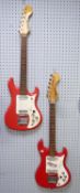 WATKINS RAPIER WEM, electric guitar, circa late 1950s early 1960s, in fiesta red, fitted with two