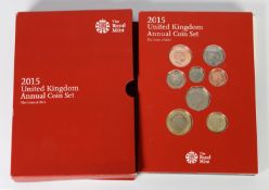 Royal Mint, UK, 2015 Annual Coin Set, pristine condition