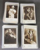APPROXIMATELY TWO HUNDRED 1930’s BLACK AND WHITE PROMOTIONAL POSTCARDS OF FEMALE FILM STARS,
