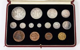 United Kingdom 1937, 15 Coin, Cased Specimen Proof Set, Pristine condition