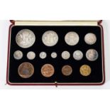 United Kingdom 1937, 15 Coin, Cased Specimen Proof Set, Pristine condition