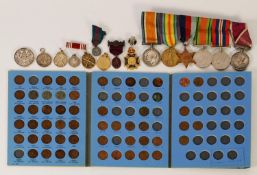 SET OF SIX FIRST and SECOND WORLD WAR MEDALS TO 30352 PRIVATE W C H MALINS 20th HUSSARS (FIRST