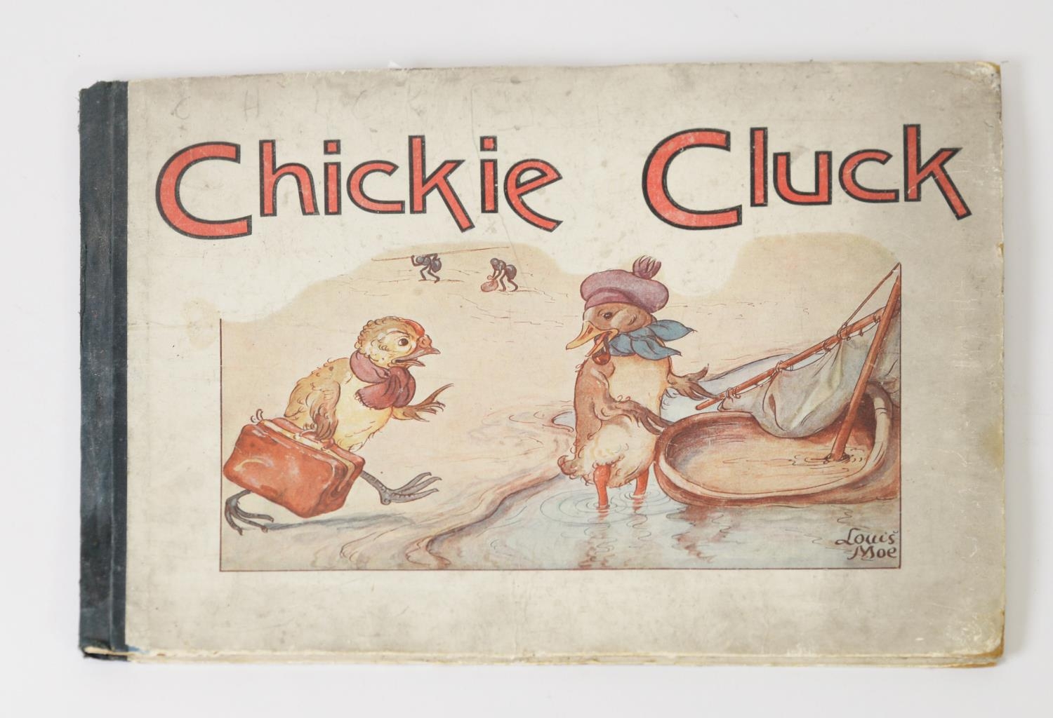 LOUIS MOE, ILLUSTRATOR CHILDREN'S PUBLICATION 'CHICKIE CLUCK' text by George Kalker with single page - Image 2 of 3