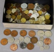 SELECTION OF MAINLY EUROPEAN MID-20th CENTURY AND LATER COINS, various, including South African