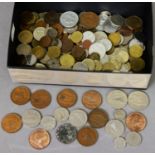 SELECTION OF MAINLY EUROPEAN MID-20th CENTURY AND LATER COINS, various, including South African