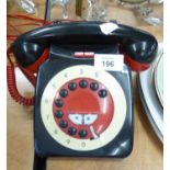 A TELEPHONE HAND SET, PRESS BUTTON DIALING