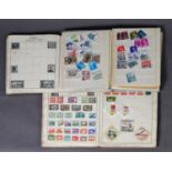 STAMPS, TWO VINTAGE ALBUMS plus the Abria stockbook having ALL-WORLD RANGES