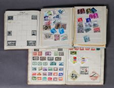 STAMPS, TWO VINTAGE ALBUMS plus the Abria stockbook having ALL-WORLD RANGES