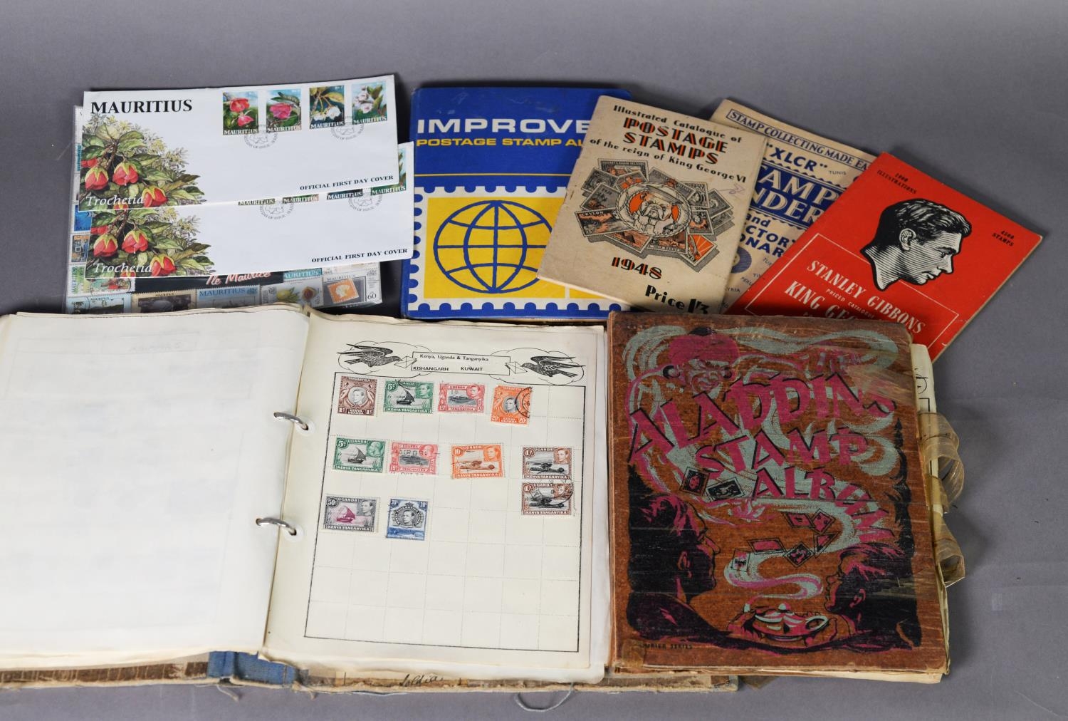 STAMPS, USEFUL RANGES BOTH COMMONWEALTH AND WORLD, to two albums