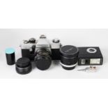 PRAKTICA SUPER TL2 SINGLE LENS REFLEX CAMERA with Pentacon auto 1.8/50 lens and timer attachment,