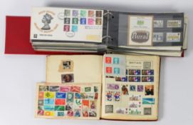 STAMPS, SMALL RED BINDER OF 60s/70s GB FIRST DAY COVERS and PPs, plus The Victory Stamp Album