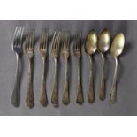 AN INTERESTING COLLECTION OF THIRD REICH ASSOCIATED TABLE FLATWARE: to include three forks and one