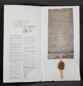 SPECIAL 1980 SALFORD FESTIVAL LIMITED EDITION FACSIMILIE OF THE SALFORD CHARTER OF 1230, with