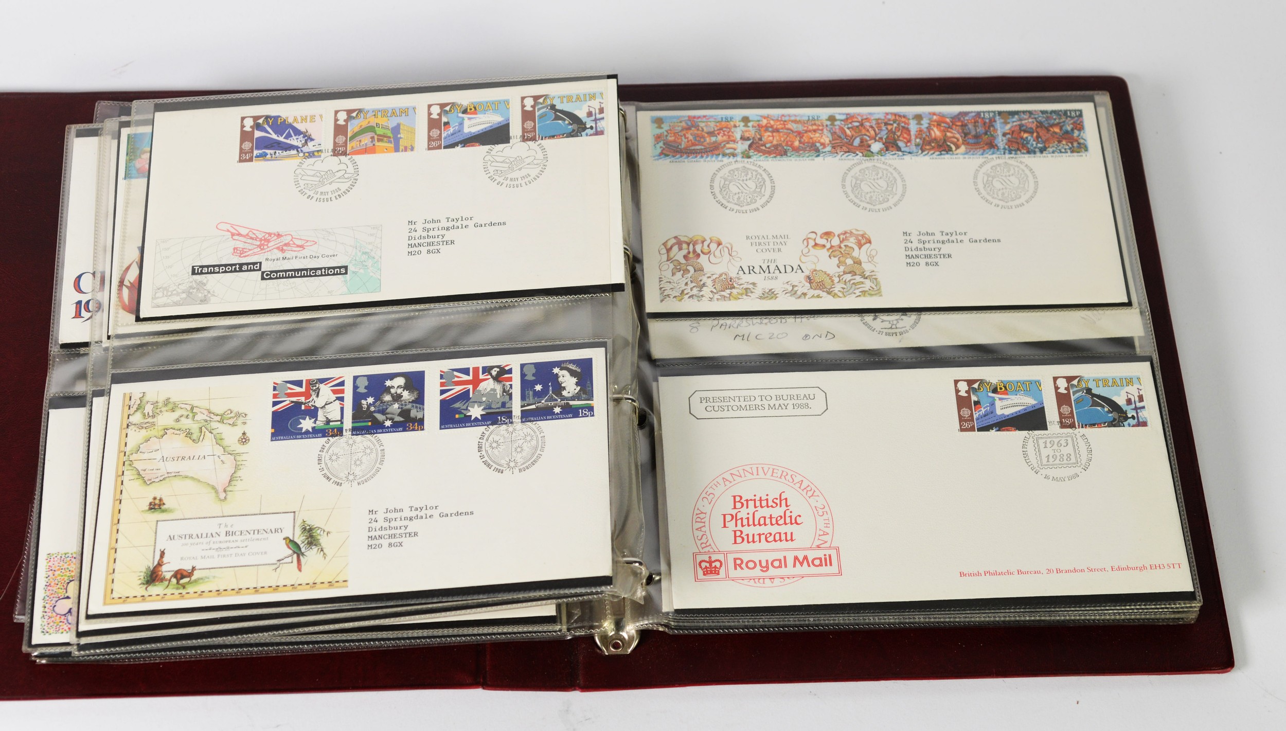 STAMPS, THREE BINDERS OF UK FIRST DAY COVERS, 1942 - 1991, (clean lot) - Image 3 of 3