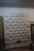 A HAND MADE BURGESS BEDS ‘CLARENDON’ SUPER KING SIZE SPRING EDGE DIVAN BED WITH INTERIOR SPRING