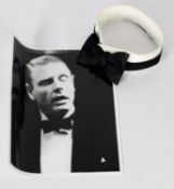 A WINGED STARCHED COLLAR AND BOW TIE WORN BY EDWARD FOX in a production of 'The Reunion' by T.S.