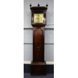 MID EIGHTEENTH CENTURY OAK CASED LONGCASE CLOCK, SIGNED SAMUEL WHITTAKER (MIDDLETON), the 11”