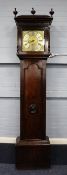 MID EIGHTEENTH CENTURY OAK CASED LONGCASE CLOCK, SIGNED SAMUEL WHITTAKER (MIDDLETON), the 11”