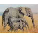 TONY FORREST (b.1961) ARTIST SIGNED LIMITED EDITION COLOUR PRINT ‘Family Outing’, (30/195), with