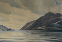 WILLIAM HEATON COOPER R.I. (1903-1995) WATERCOLOUR 'Ullswater' Signed lower left 14 ¼" x 21 ¼" (36cm