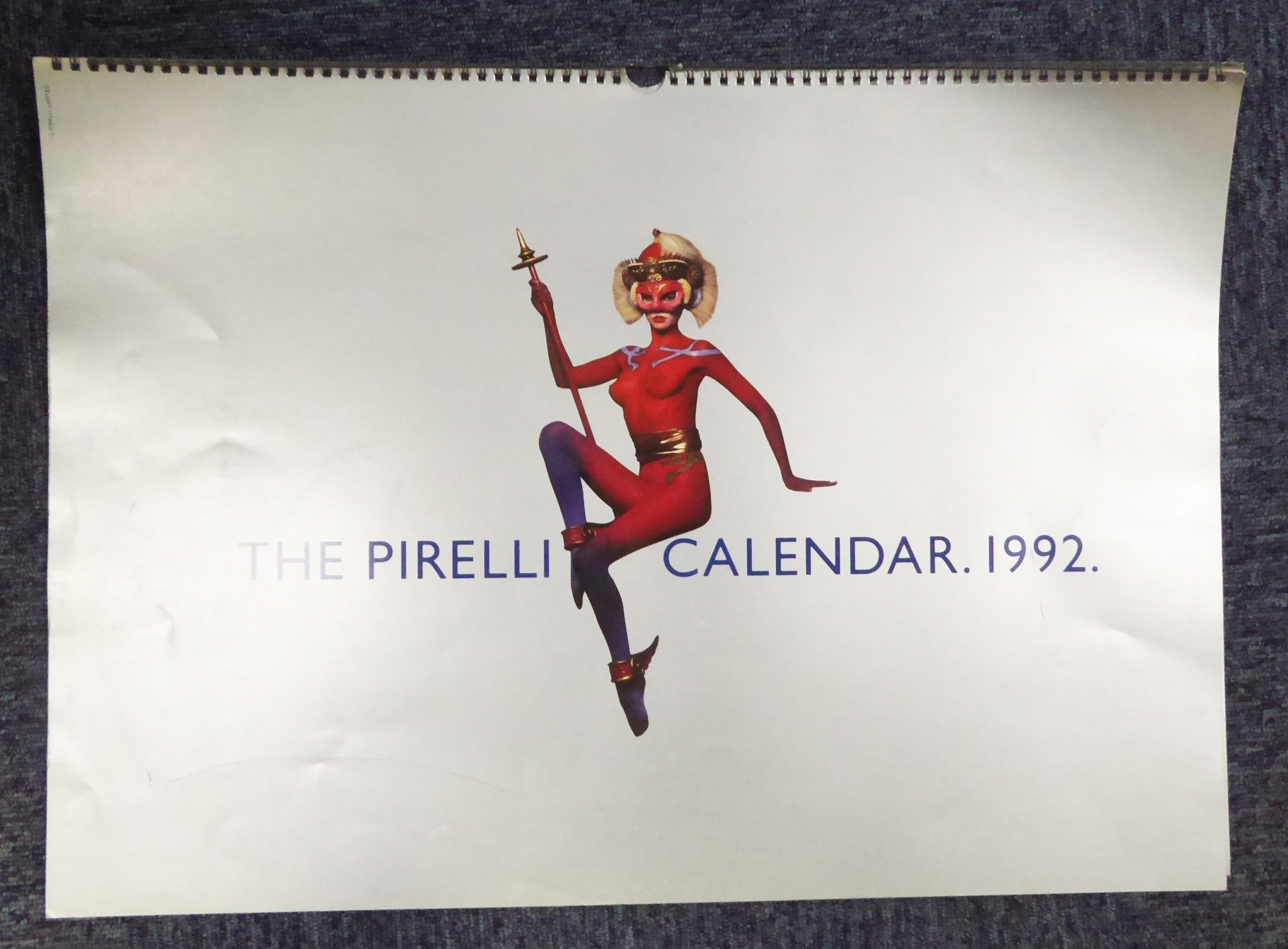 FOUR PIRELLI CALENDARS 1995 - 1998, the 1997 edition with Pirelli printed white card box, the others - Image 7 of 7